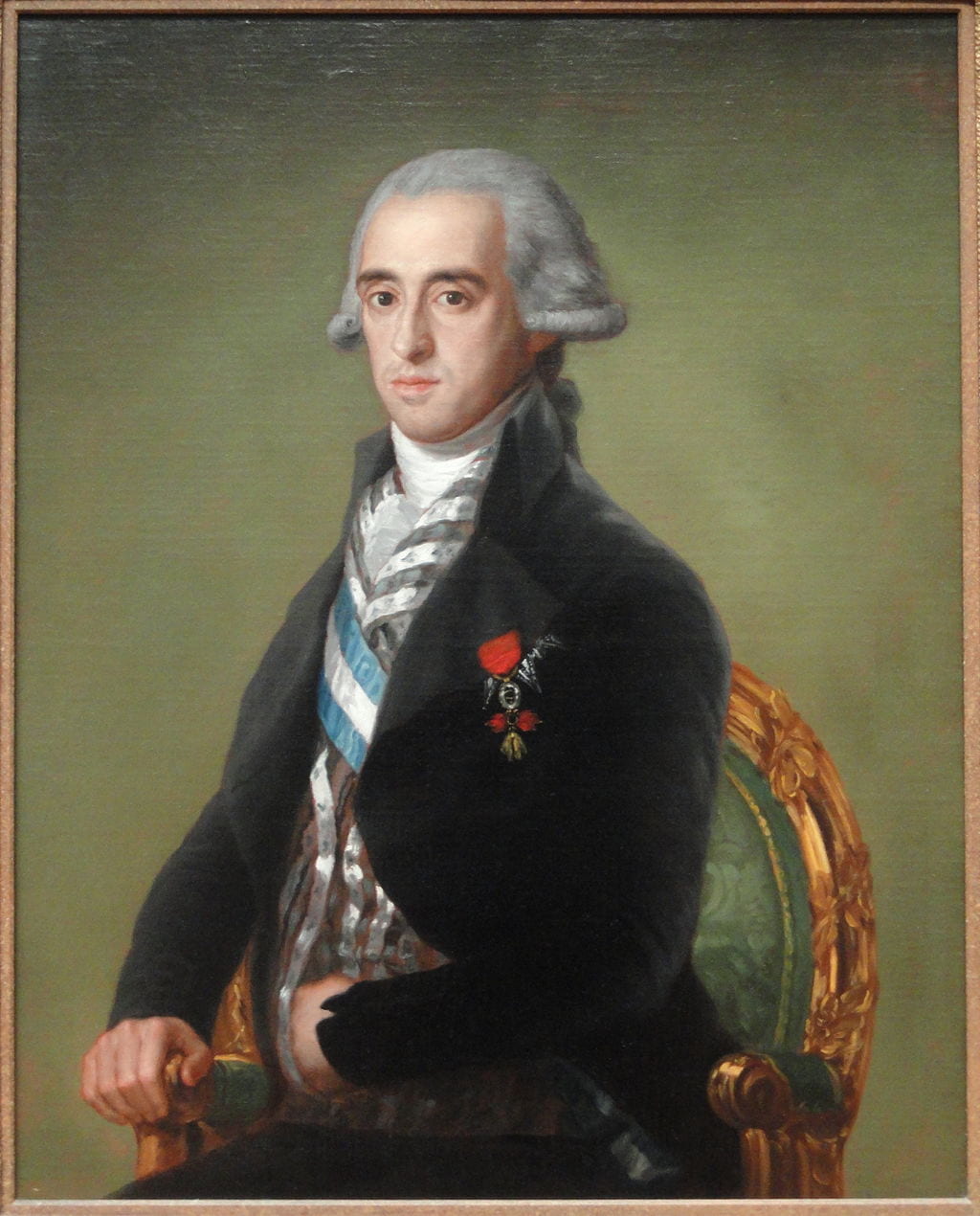 Francisco de Goya y Lucientes (Spanish, 1746 - 1828), Portrait of José Alvarez de Toledo, Duke of Alba, c. 1795, Wikimedia Commons 