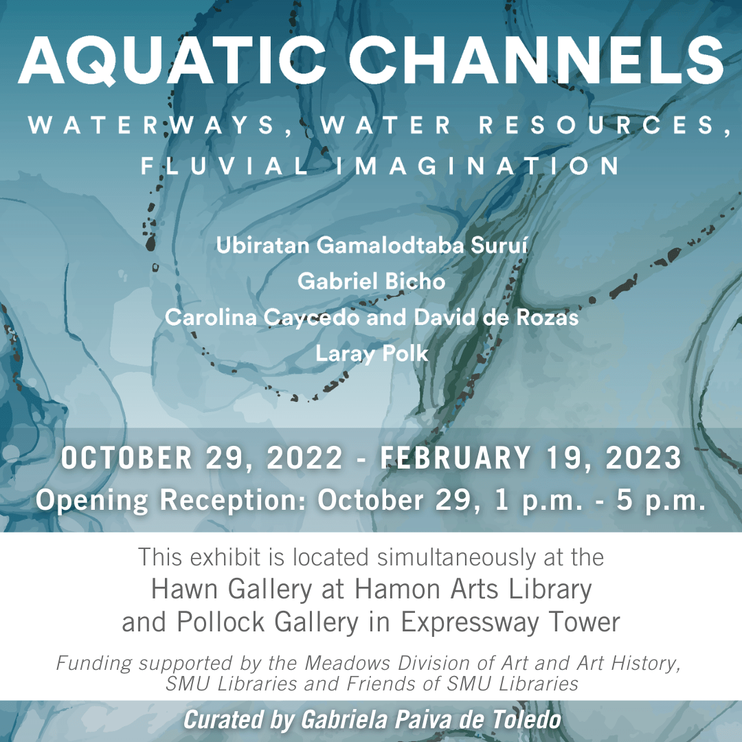 Aquatic Channels exhibition opening October 19, 1 - 5 pm
